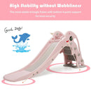 3-in-1 Kids Climber Slide Play Set with Basketball Hoop and Ball by LJGDeals