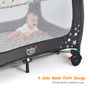 Portable Baby Playpen with Mattress Foldable Design by DirectDeals