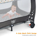 Portable Baby Playpen with Mattress Foldable Design by LJGDeals