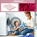 10lbs 3 Pieces Heavy Weighted Duvet Blanket-Pink by LJGDeals