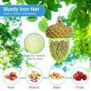 Metal Acorn Wild Bird Feeder Outdoor Hanging Food Dispenser for Garden Yard-Brown by LJGDeals