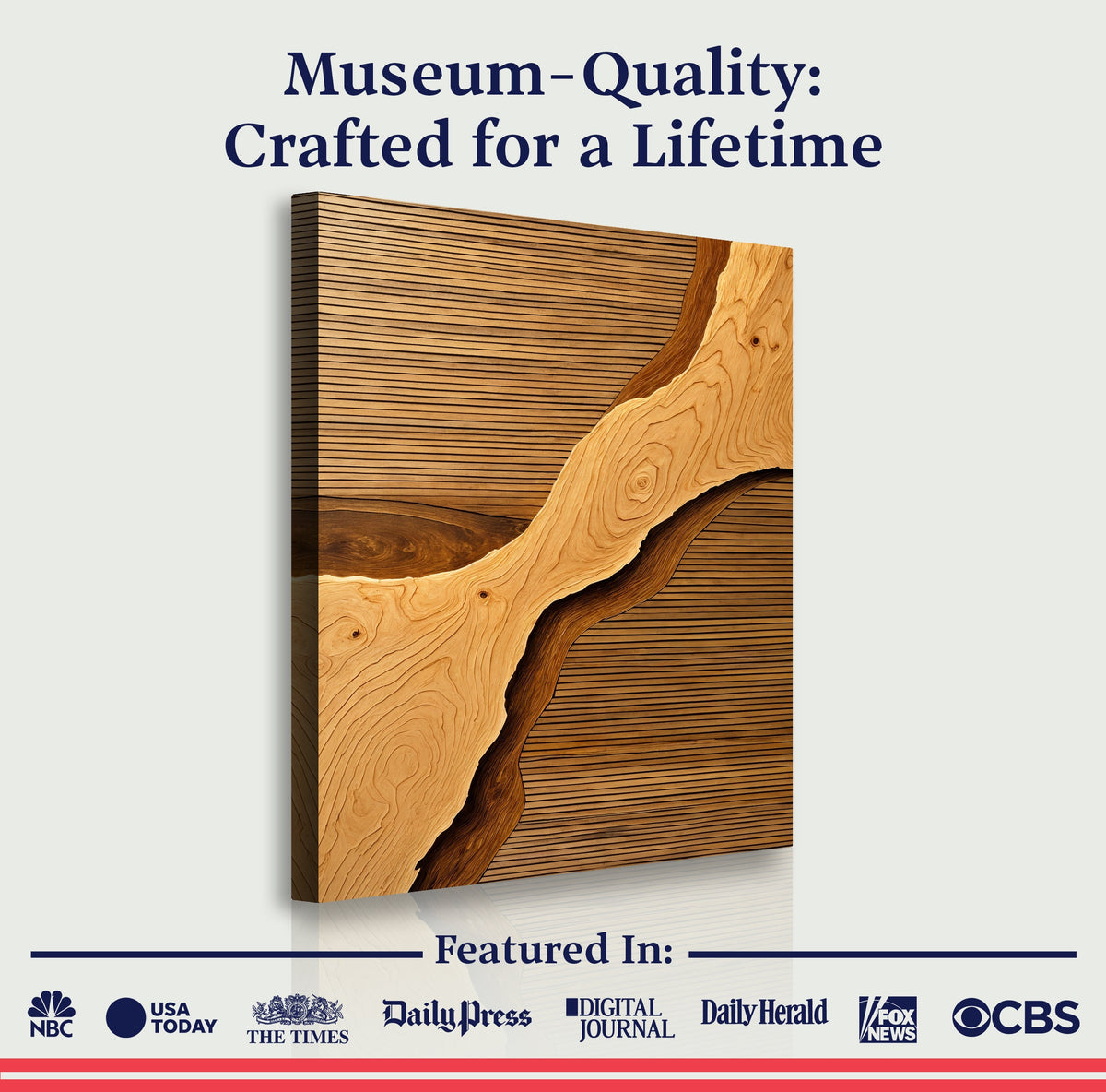 Wood Rift Wall Art, photo 6 of 10