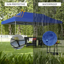 10 x 20 Feet Adjustable Folding Heavy Duty Sun Shelter with Carrying Bag by LJGDeals