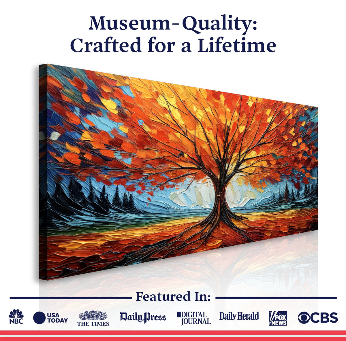 Autumn Fire Wall Art, photo 6 of 10