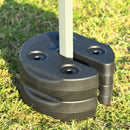 Set of 6 Canopy Weights 30lbs Weight Plate Kit with No-Pinch Design by LJGDeals
