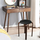 Set of 4 Bentwood Round Stool Stackable Dining Chairs with Padded Seat by LJGDeals