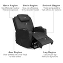 Power Lift Recliner Chair with Massage and Heat for Elderly with Remote Control by LJGDeals