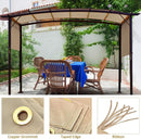 Outdoor Canopy Shade Cover with Copper Grommets & 4 Straps by LJGDeals