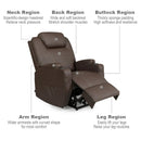 Power Lift Recliner Chair with Massage and Heat for Elderly with Remote Control by LJGDeals