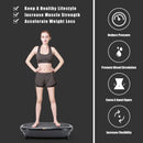 Mini Vibration Body Fitness Platform with Loop Bands by LJGDeals