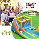 8 in 1 Inflatable Water Slide Park Bounce House Without Blower by LJGDeals