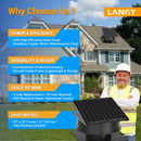 12" Solar Attic Vent Fan -55W by Langy Solar Lights