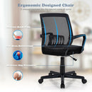 Mid-Back Mesh Height Adjustable Executive Chair with Lumbar Support by LJGDeals