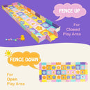 75 Pieces Baby Foam Interlocking Play Mat with Fence with Detachable Numbers by LJGDeals