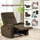 Recliner Chair Single Sofa Lounger with Arm Storage and Cup Holder for Living Room by LJGDeals