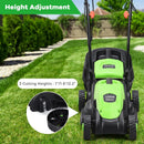 13 Inch Electric Push Lawn Corded Mower with Grass Bag by LJGDeals