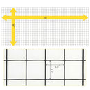 36 x 50 Inch Hardware Cloth 16 Gauge Black Vinyl Coated Welded Wire Mesh 1.5 Inch