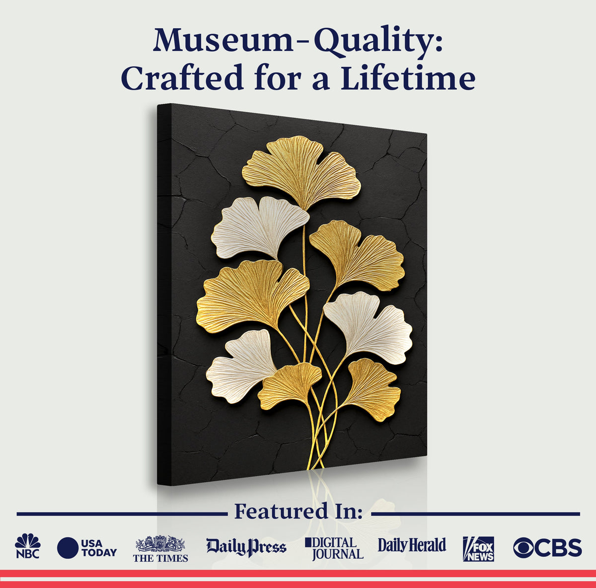 Golden Ginkgo Wall Art, photo 6 of 10