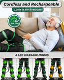 LX10 Full Leg Compression Massager Upgraded, Forest Green