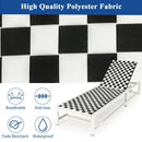 Patio Adjustable Reclining Chair Lounge Chair Chaise for Garden Deck Wheel by DirectDeals