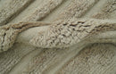 Custom Made Modern Contemporary Beige And Gray Hand Knotted Wool Rug