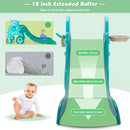4-in-1 Foldable Baby Slide Toddler Climber Slide PlaySet with Ball by LJGDeals