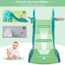 4-in-1 Foldable Baby Slide Toddler Climber Slide PlaySet with Ball