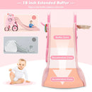 4-in-1 Foldable Baby Slide Toddler Climber Slide PlaySet with Ball by LJGDeals
