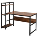 59-Inch Computer Desk Home Office Workstation 4-Tier Storage Shelves by LJGDeals