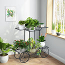 6-Tier Garden Cart Flower Rack Display Decor Pot Plant Holder by LJGDeals