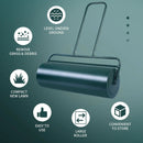36 x 12 Inch Tow Lawn Roller Water Filled Metal Push Roller