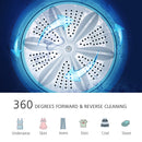 Full-automatic Washing Machine 7.7 lbs Washer / Spinner Germicidal-Pink