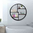 Hanging Storage Shelf Circular Wall-Mounted 4-Tier Rack by DirectDeals
