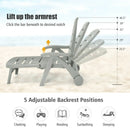 5 Position Adjustable Folding Lounger Chaise Chair by LJGDeals
