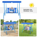 Outdoor Kids Patio Swing Bench with Canopy 2 Seats by LJGDeals