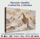 Golden Peaks Wall Art
