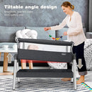 Portable Baby Bedside Sleeper with Adjustable Heights and Angle by LJGDeals