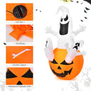 6 Feet Pumpkin-Halloween Blow Up Yard Decorations with Build-in LED Light by LJGDeals