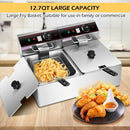 3400W Commercial Electric Fryer Dual Tank by LJGDeals