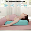 Yoga Bolster Pillow with Washable Cover and Carry Handle by LJGDeals