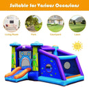Inflatable Alien Style Kids Bouncy Castle with 480W Air Blower by LJGDeals