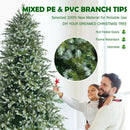 8 Feet Hinged Artificial Christmas Spruce Tree with Mixed PE and PVC Tips by DirectDeals