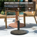 Kids Picnic Table with Stools and Foldable Adjustable Umbrella for Backyard and Patio