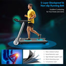 Italian Designed Folding Treadmill with Heart Rate Belt and Fatigue Button by LJGDeals