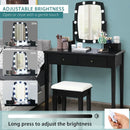 Vanity Table Set with Lighted Mirror for Bedroom and Dressing Room by LJGDeals