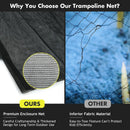 15 Feet Trampoline Safety Replacement Protection Enclosure Net by LJGDeals