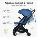 2-in-1 Convertible Aluminum Baby Stroller with Adjustable Canopy by LJGDeals