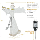 Pre-Lit Angel Christmas Decoration with 100 LED Lights by LJGDeals