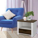 Accent Nightstand with Drawer and Open Shelf by DirectDeals