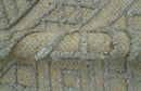 Custom Made Hand Knotted Modern Contemporary Gray Wool Area Rug